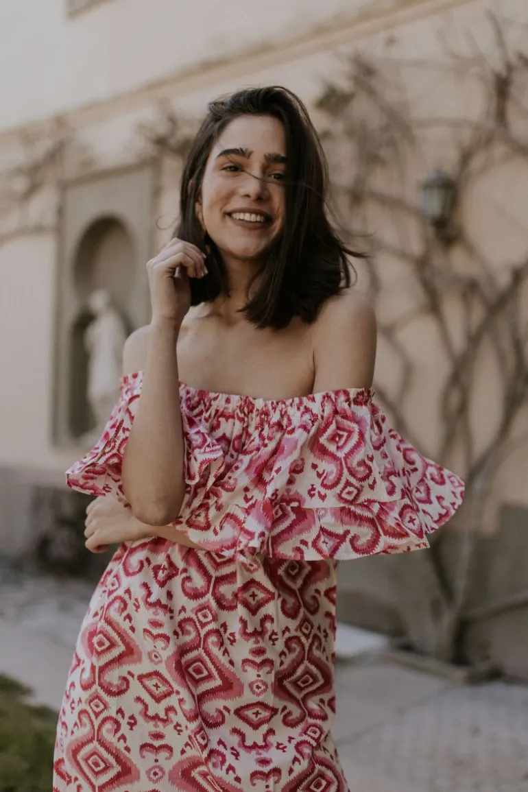 Vestido Marisa tonos azules | Vestido estilo boho | THE NOOK STORE