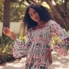 Vestido Marisa tonos azules | Vestido estilo boho | THE NOOK STORE