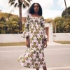 Vestido Marisa tonos azules | Vestido estilo boho | THE NOOK STORE