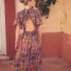 Vestido Marisa tonos azules | Vestido estilo boho | THE NOOK STORE