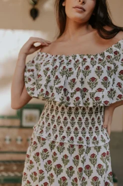 Vestido Marisa tonos azules | Vestido estilo boho | THE NOOK STORE