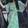 Vestido Marisa tonos azules | Vestido estilo boho | THE NOOK STORE