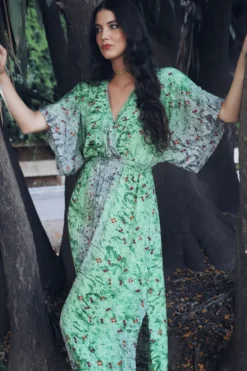 Vestido Marisa tonos azules | Vestido estilo boho | THE NOOK STORE