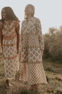 Vestido Marisa tonos azules | Vestido estilo boho | THE NOOK STORE