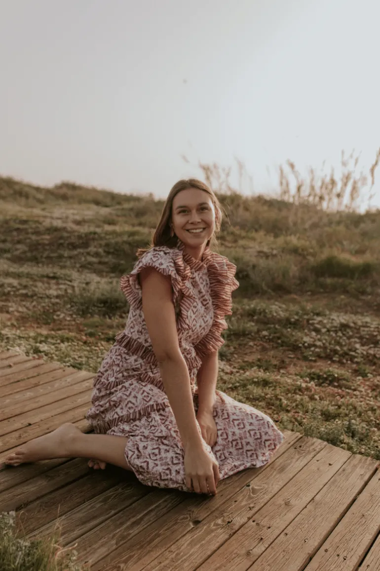 Vestido Marisa tonos azules | Vestido estilo boho | THE NOOK STORE
