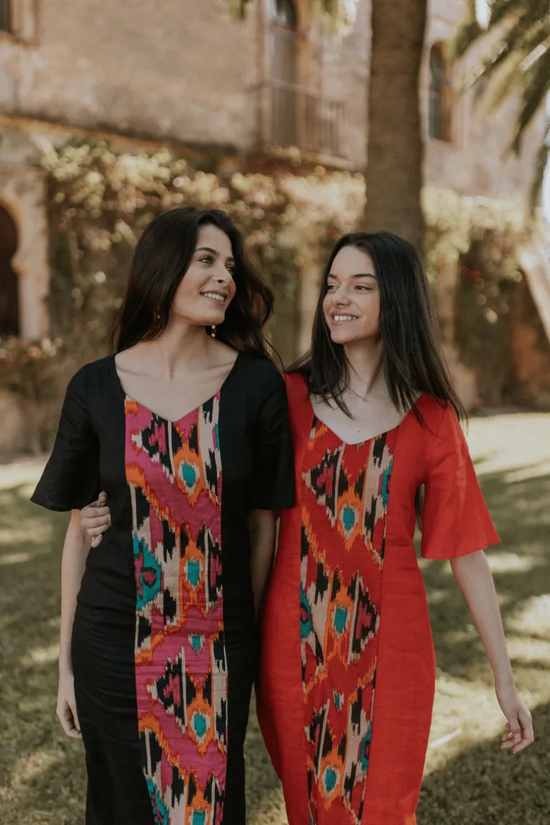 Vestido Marisa tonos azules | Vestido estilo boho | THE NOOK STORE
