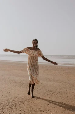 Vestido Marisa tonos azules | Vestido estilo boho | THE NOOK STORE
