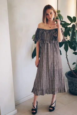 Vestido Marisa tonos azules | Vestido estilo boho | THE NOOK STORE