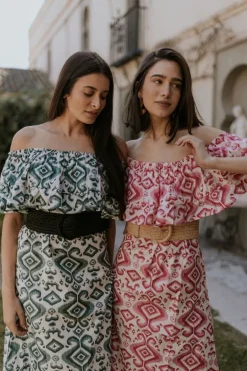 Vestido Marisa tonos azules | Vestido estilo boho | THE NOOK STORE