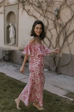 Vestido Marisa tonos azules | Vestido estilo boho | THE NOOK STORE