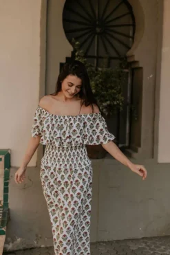 Vestido Marisa tonos azules | Vestido estilo boho | THE NOOK STORE
