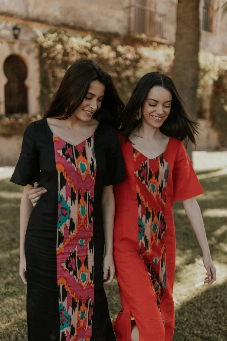 Vestido Marisa tonos azules | Vestido estilo boho | THE NOOK STORE