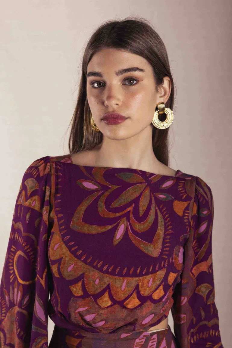 Vestido Marisa tonos azules | Vestido estilo boho | THE NOOK STORE