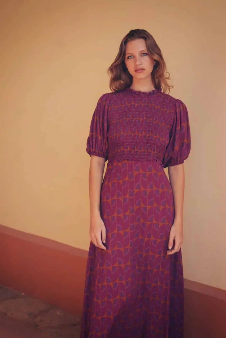 Vestido Marisa tonos azules | Vestido estilo boho | THE NOOK STORE