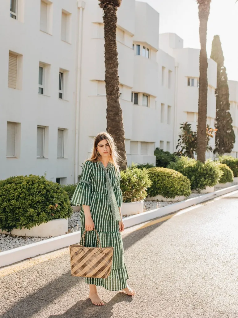 Vestido Marisa tonos azules | Vestido estilo boho | THE NOOK STORE