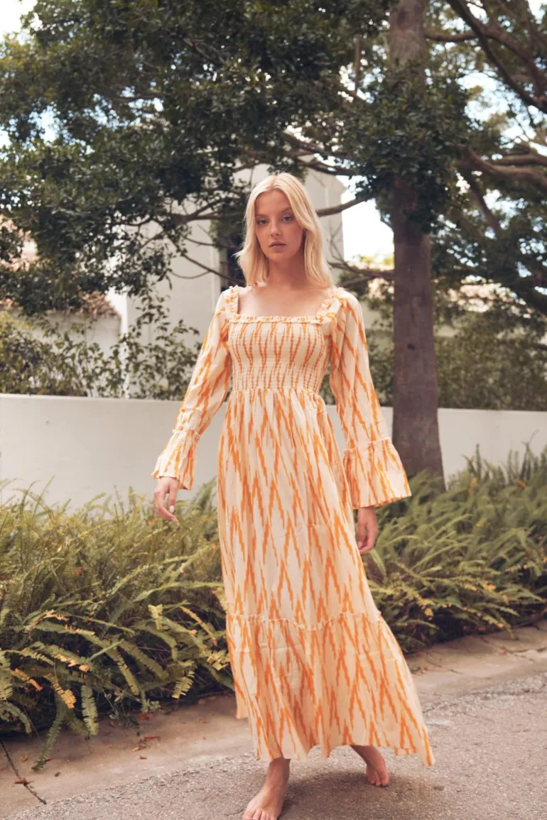 Vestido Marisa tonos azules | Vestido estilo boho | THE NOOK STORE