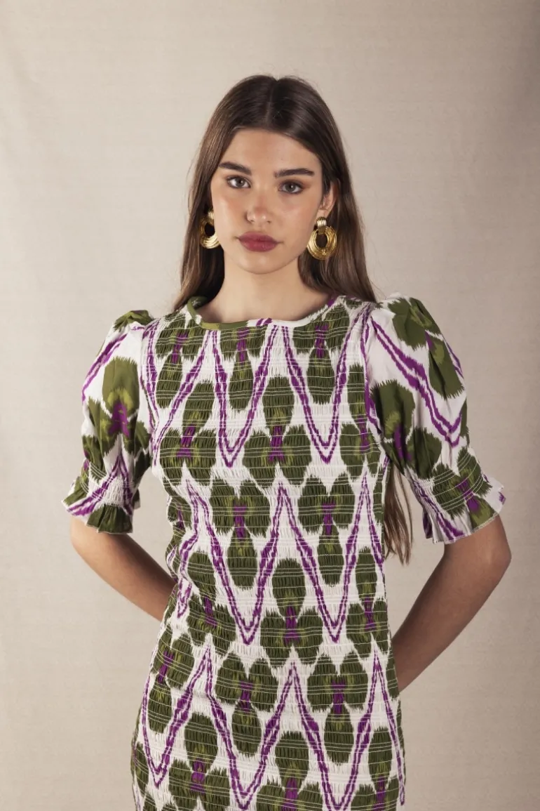 Vestido Marisa tonos azules | Vestido estilo boho | THE NOOK STORE