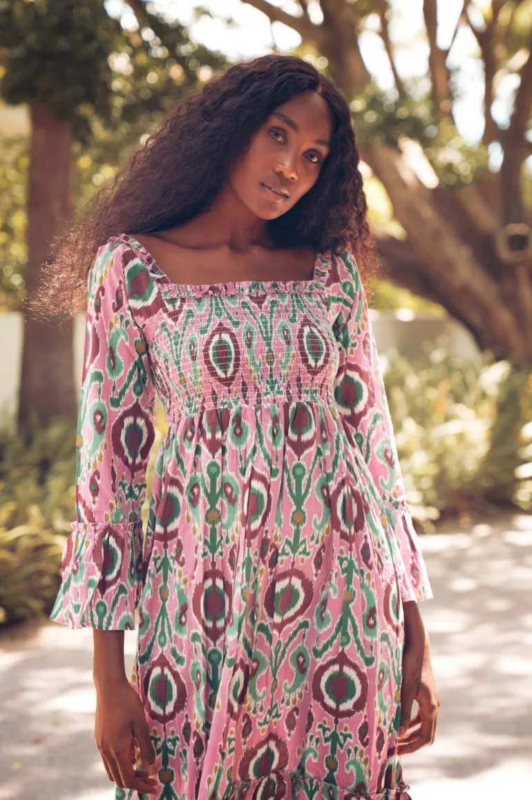 Vestido Marisa tonos azules | Vestido estilo boho | THE NOOK STORE
