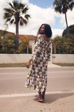Vestido Marisa tonos azules | Vestido estilo boho | THE NOOK STORE