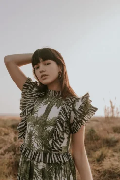 Vestido Marisa tonos azules | Vestido estilo boho | THE NOOK STORE