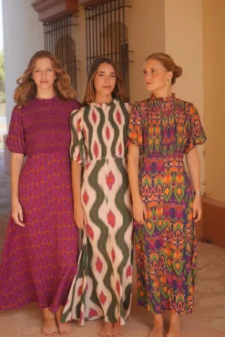 Vestido Marisa tonos azules | Vestido estilo boho | THE NOOK STORE