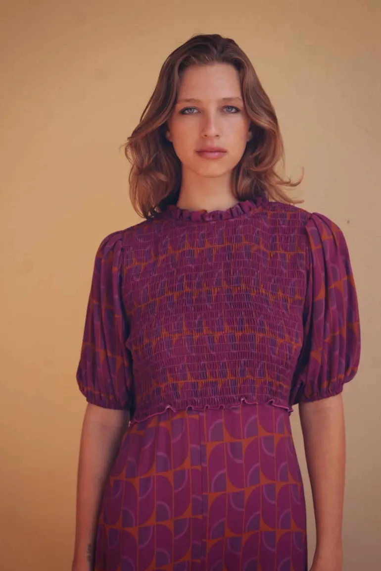 Vestido Marisa tonos azules | Vestido estilo boho | THE NOOK STORE