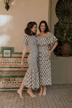 Vestido Marisa tonos azules | Vestido estilo boho | THE NOOK STORE