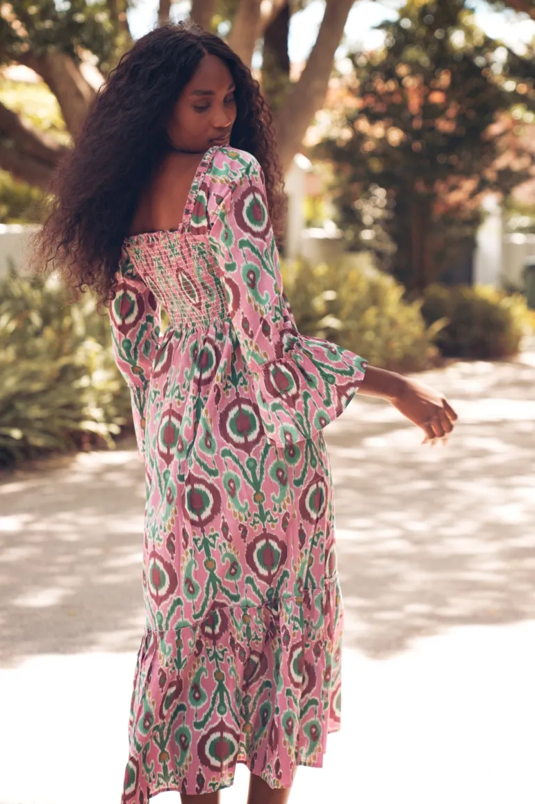 Vestido Marisa tonos azules | Vestido estilo boho | THE NOOK STORE