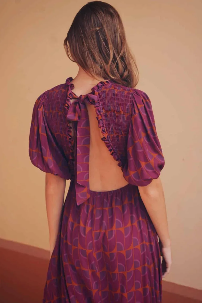 Vestido Marisa tonos azules | Vestido estilo boho | THE NOOK STORE