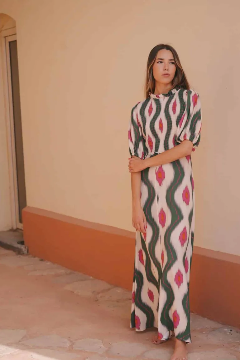 Vestido Marisa tonos azules | Vestido estilo boho | THE NOOK STORE