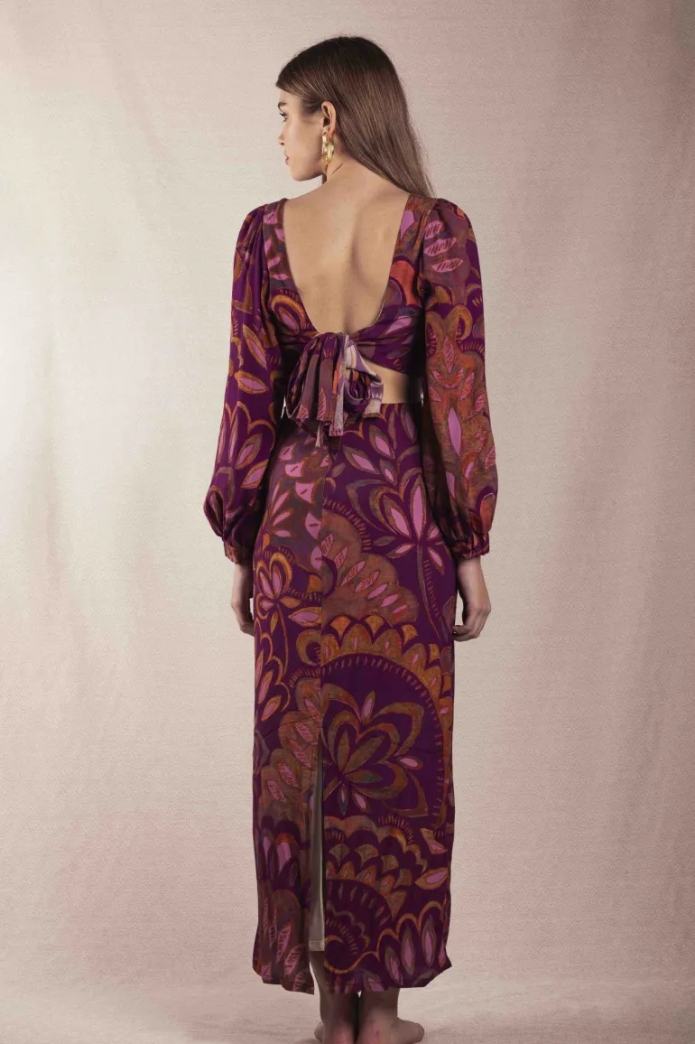 Vestido Marisa tonos azules | Vestido estilo boho | THE NOOK STORE