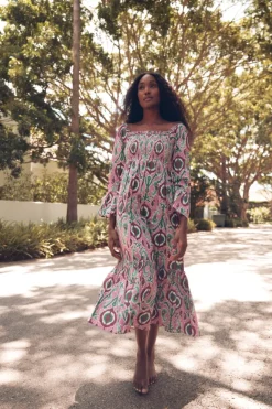 Vestido Marisa tonos azules | Vestido estilo boho | THE NOOK STORE