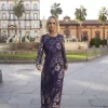 Vestido Martina Purple and Gold - The Nook Store