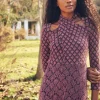 Vestido Mónica Glitter Morado - The Nook Store