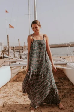 Vestido Nik Print Verde - The Nook Store