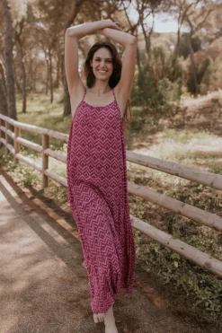 Vestido Nik Zig-Zag Rosa - The Nook Store