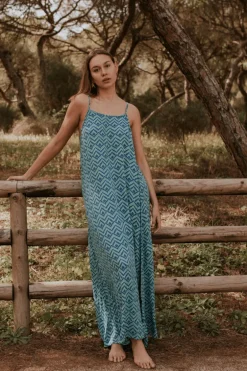 Vestido Nik Zig-Zag Verde - The Nook Store