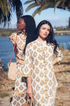Vestido Saona Flores Amarillas - The Nook Store