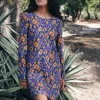 Vestido Solene Corto Flores - The Nook Store